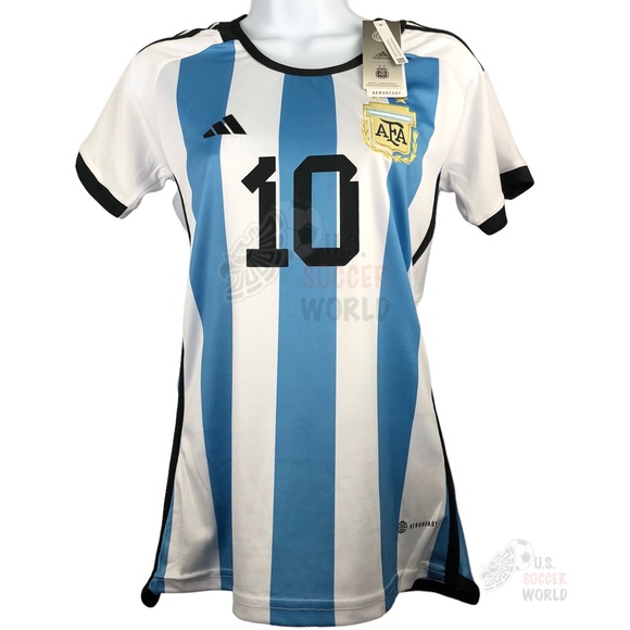 New 2023 ARGENTINA Women's HOME Soccer Jersey Messi #10 - Picture 11 of 11
